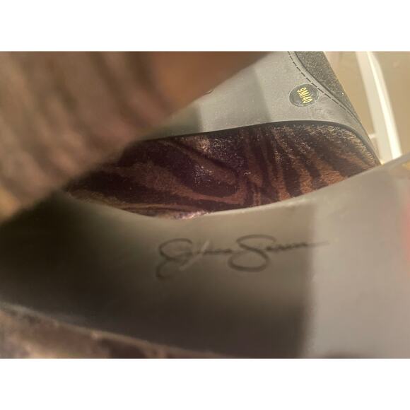 Jessica Simpson Shamira Stretch Platform Chelsea Boots, S99 - Picture 7 of 8